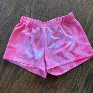 Firehouse Pink Tie-Dye Girls Shorts